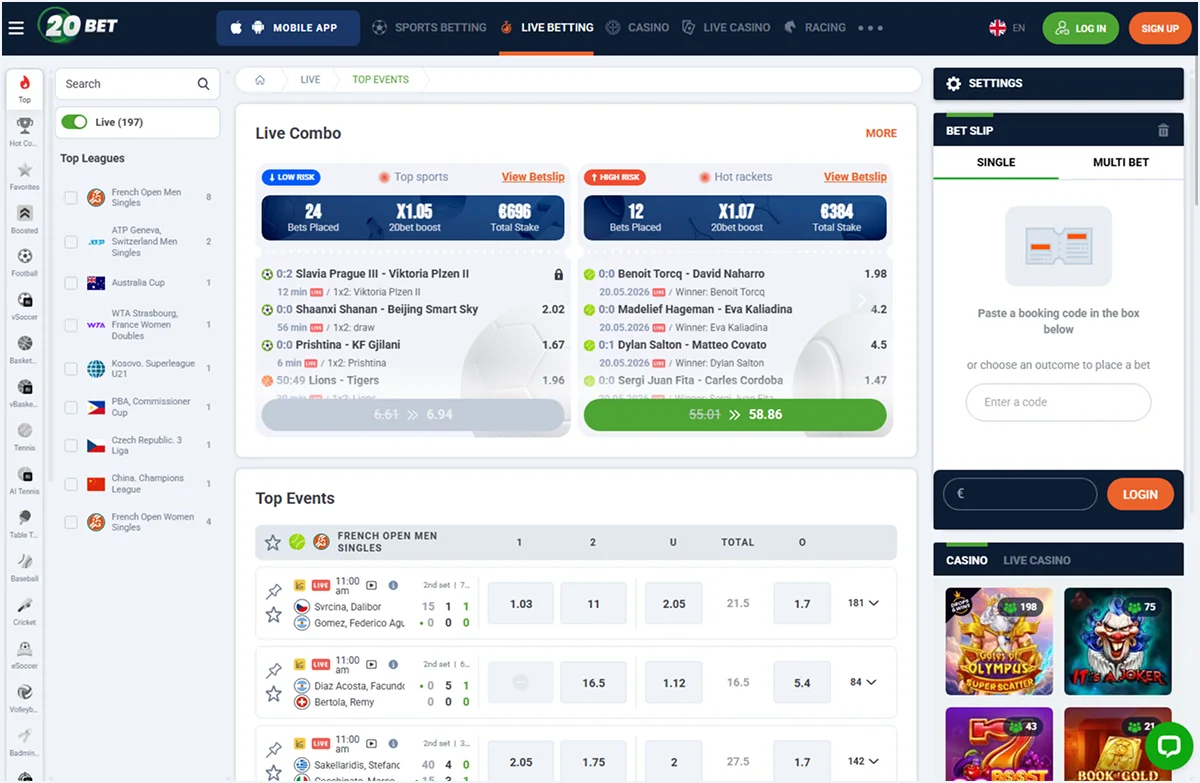 20Bet Online 20Bet Online